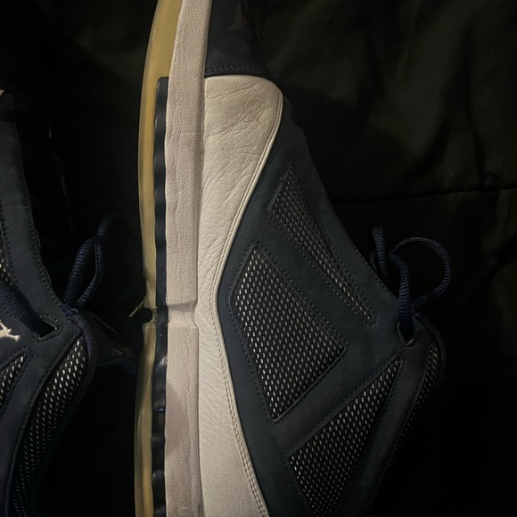 Nike Air Jordan 16 Retro "Midnight Navy" 2016 Men's Sz 13 White/Navy 683075-106 - Picture 5 of 8